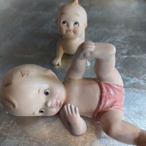 Kewpie Topline Imports Porcelain Baby Doll Pink Diaper 50/144 Japan